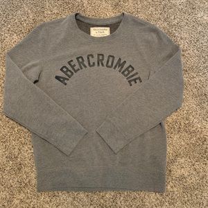 Abercrombie and Fitch Gray Crewneck Sweatshirt